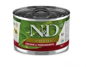 Farmina N&D Prime Dog Mini консервы для взрослых собак всех пород с курицей и гранатом