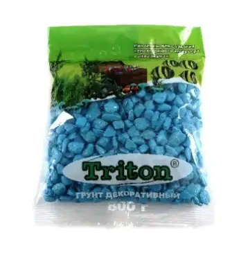 Тритон Грунт блестящий бирюзовый крупный